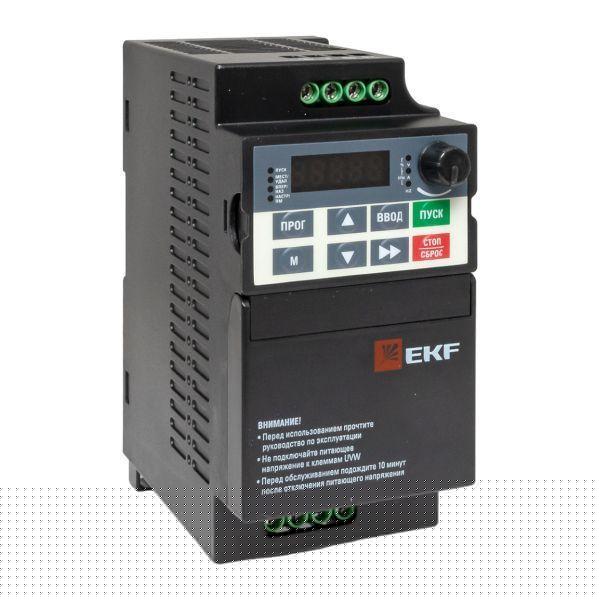 Преобразователь частоты 0.75кВт 1х230В VECTOR-80 Basic EKF VT80-0R7-1