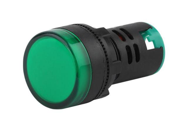 Лампа AD22DS(LED) матрица 22мм зел. 24В AC/DC BLS10-ADDS-024-K06E ЭРА Б0045611