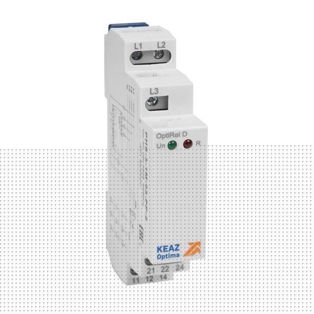 Реле контроля фаз OptiRel D PHS-3-1M-03-PP-2 чередования обрыва фаз 3Ф 2СО КЭАЗ 331997