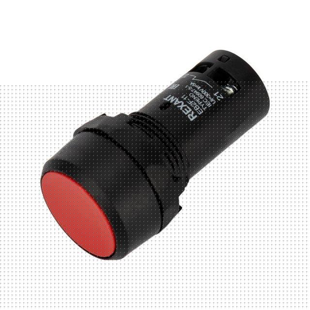 Кнопка EB22 возвратная красн. NO+NC 230 В Rexant 36-5530