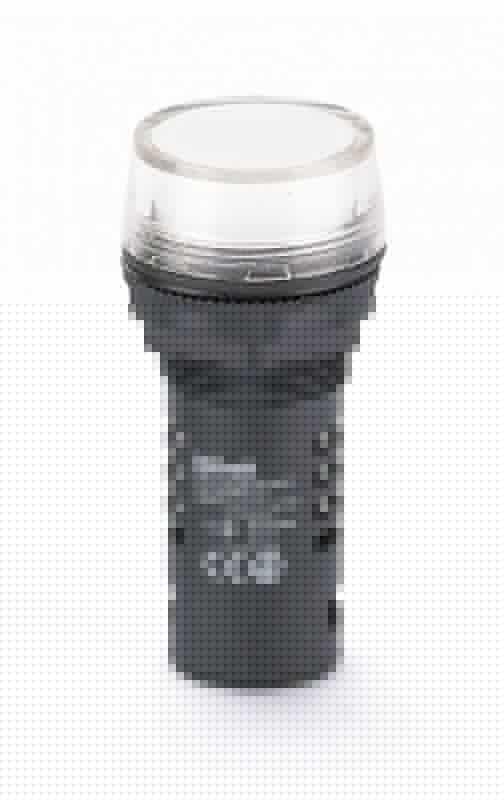 Лампа коммутационная ADDS ЛК-22 d22мм 220В AC/DC бел. LED DEKraft 25121DEK