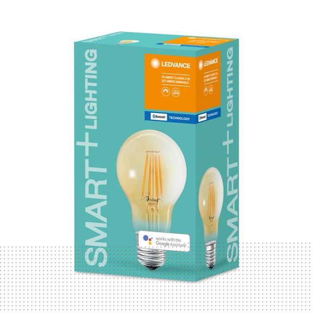 Лампа светодиодная SMART+ Filament Classic Dimmable 55 6Вт/2400К E27 LEDVANCE 4058075208582