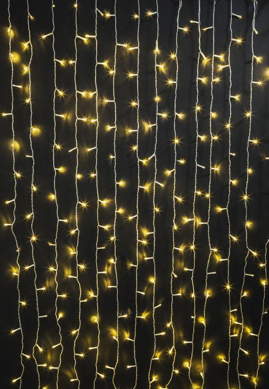 Гирлянда светодиодная "Занавес водопад" 93 708 NGF-C01-05 1.3х1.4м 252LED WW IP20 TR Navigator 93708