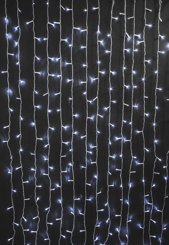 Гирлянда светодиодная "Занавес водопад" 93 712 NGF-C02-06 2.1х1.4м 396LED CW IP20 TR Navigator 93712