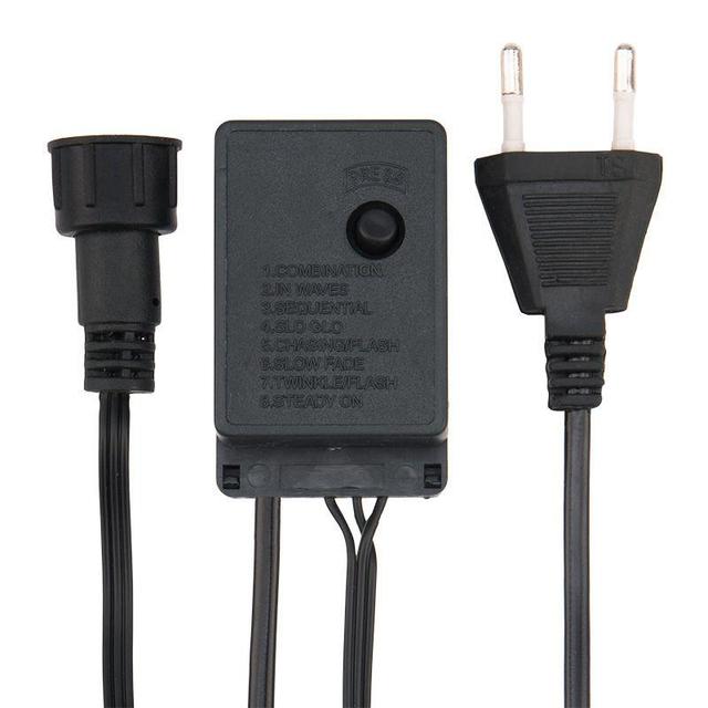 Гирлянда светодиодная елочная с кольцом 7 нитей х1.8м 126LED бел. 6.5Вт IP20 не соединяемая Neon-Night 235-085